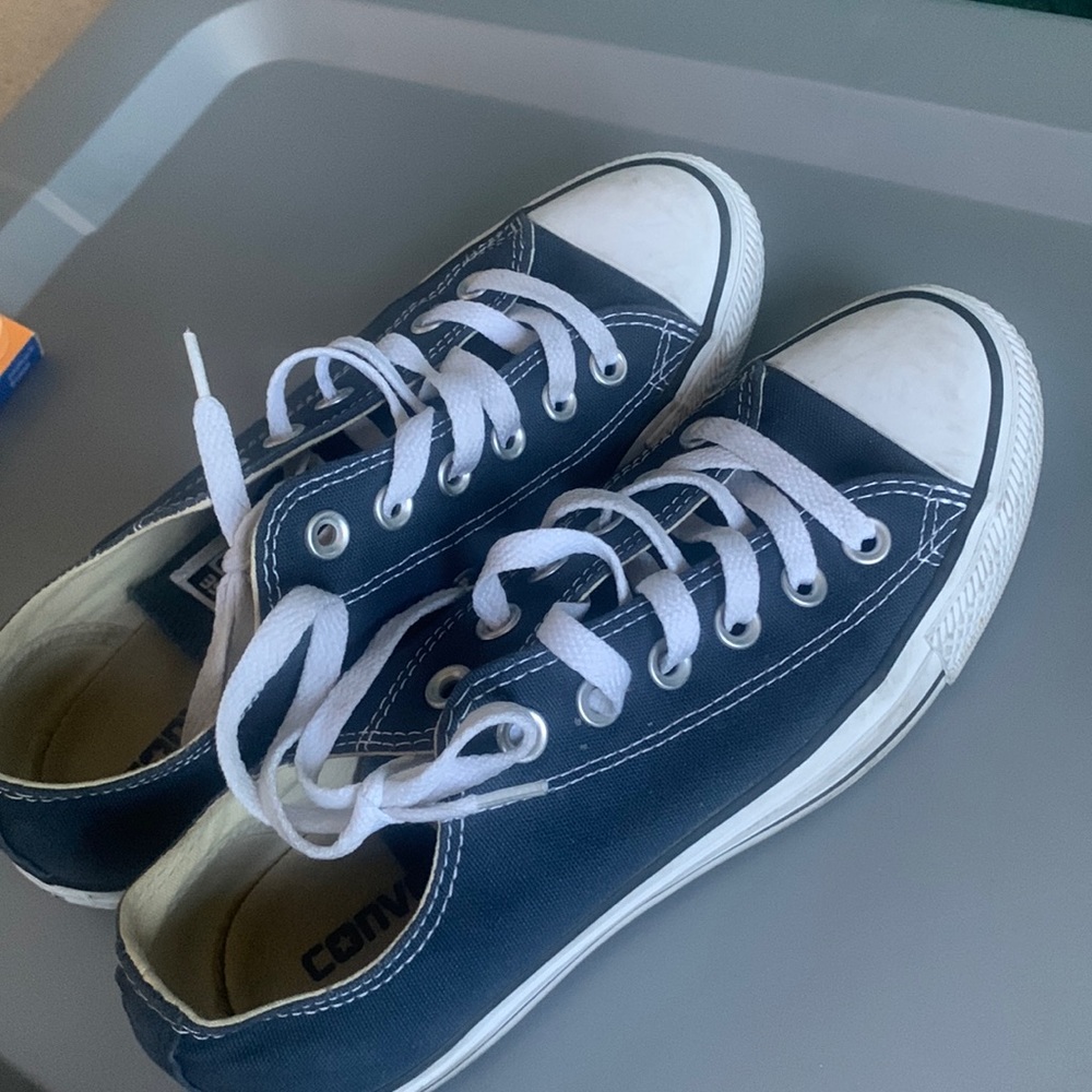 Blue converse